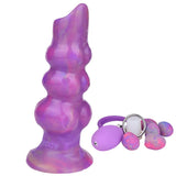 Load image into Gallery viewer, Tuberous Silicone Egg Laying Dildo