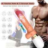 Load image into Gallery viewer, Automatic Heating Retractable Thrust Dildo