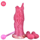 Load image into Gallery viewer, Dragon Dildo With Eggs Ovipositor Adult Toy