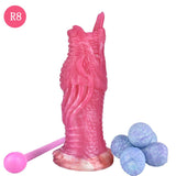 Load image into Gallery viewer, Dragon Dildo With Eggs Ovipositor Adult Toy