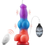 Load image into Gallery viewer, Remote Controlled Vibrating Squirting Dildo