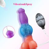 Load image into Gallery viewer, Remote Controlled Vibrating Squirting Dildo