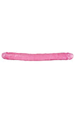 Load image into Gallery viewer, Double-Ended Super Jelly Tpe Realistic Dildo Pink / One Size