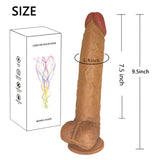 Load image into Gallery viewer, medical grade silicone dildo realistic suction cup