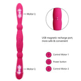 Load image into Gallery viewer, Double-Ended Strapless Dildo G-Spot Vibrator Rechargeable