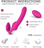 Load image into Gallery viewer, Remote Control Vibrating Strapless Strap On Silicone Dildo Vibrator